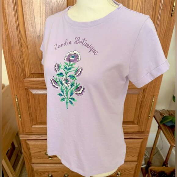 Talbots Botanical Tee - Picture 7 of 10